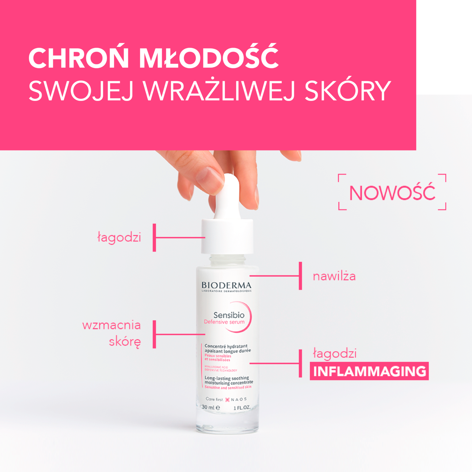 Bioderma Sensibio zaščitni serum