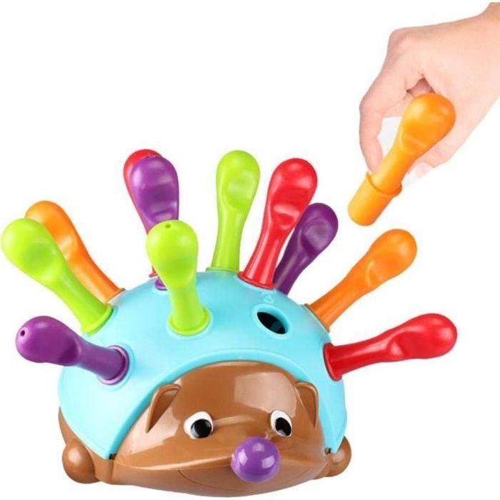 Jouets Éducatifs Précoces - Learning Resources - Hérisson En Épi Coloré - Motricité Fine - 18 Mois Et Plus