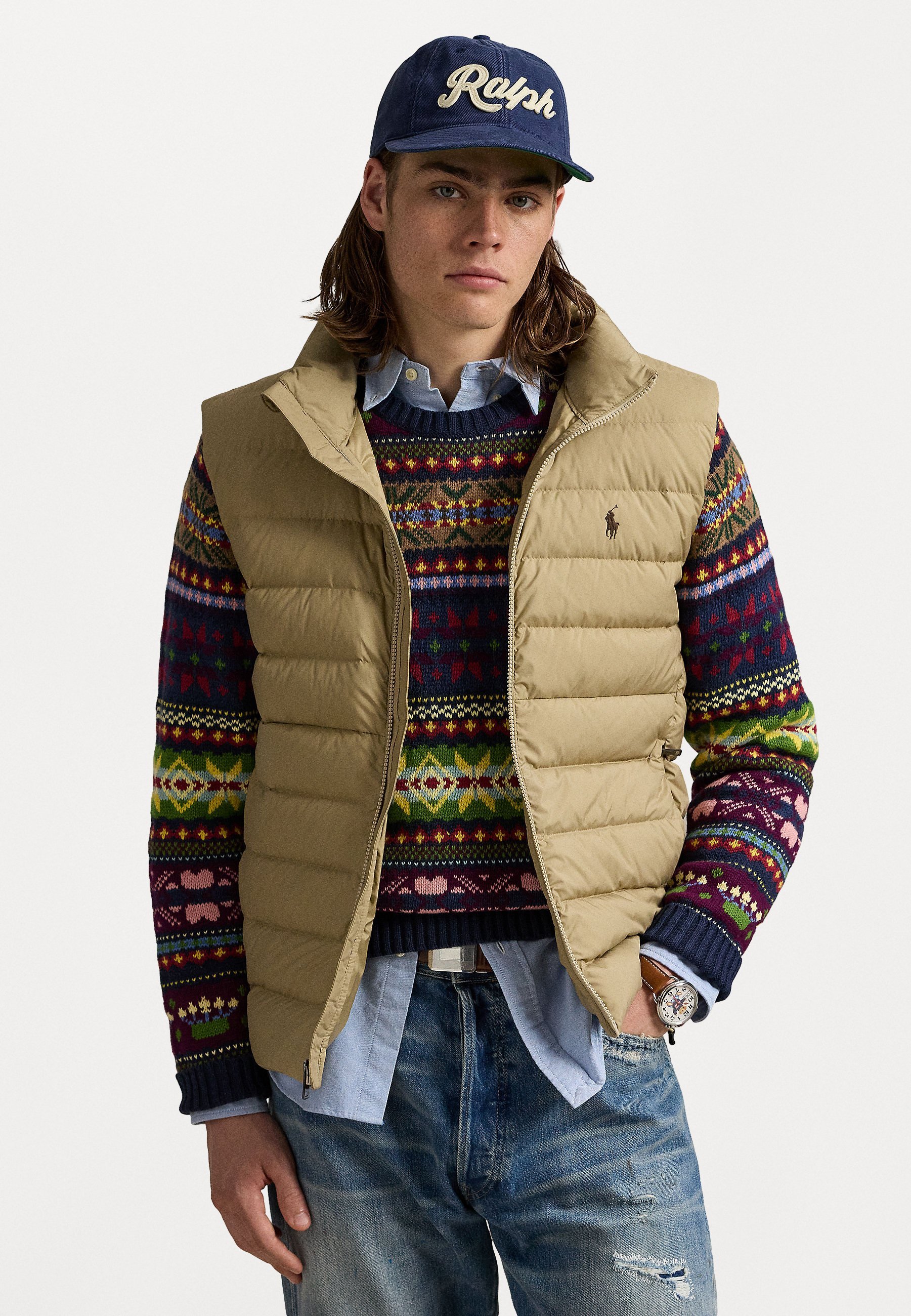 Polo Ralph Lauren GEÏSOLEERD - Vest - kaki