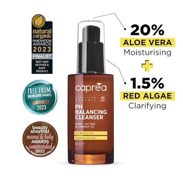 Limpiador facial equilibrante de pH Caprea Beauty 50 ml