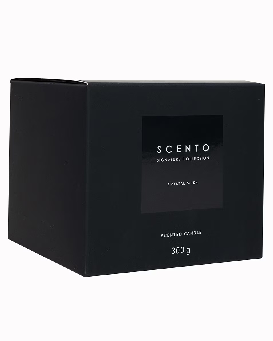 SCENTO SIGNATURE COLLECTION МАЛА СВЕЋА КРИСТАЛНИ МУСКУС