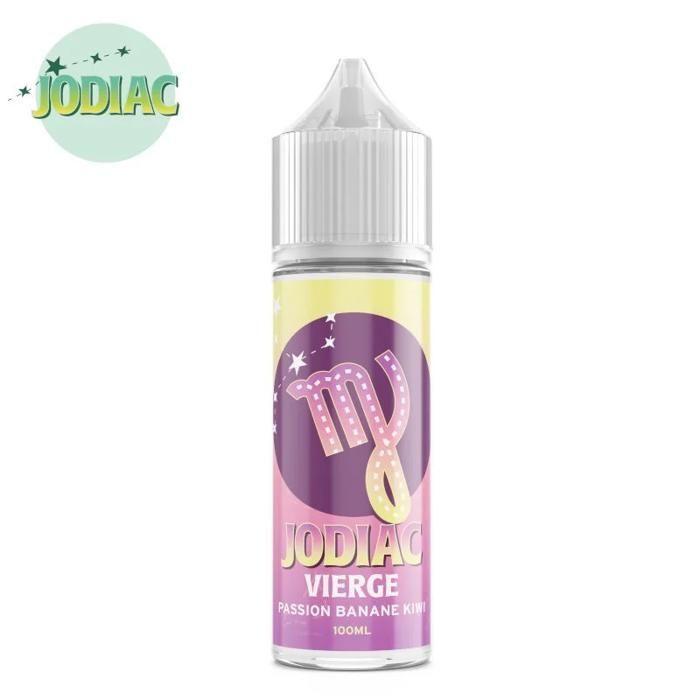 Virgin E-liquid (Passievrucht, Banaan, Kiwi, Aardbei) Jodiac 100ml + 4 boosters