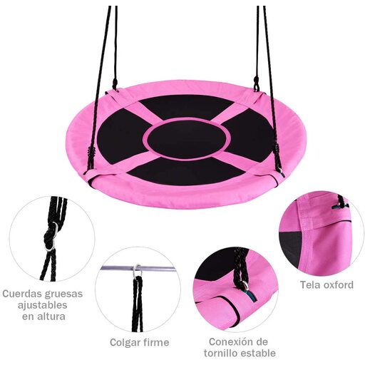  Balançoire nid rond Costway, 100 cm de diamètre