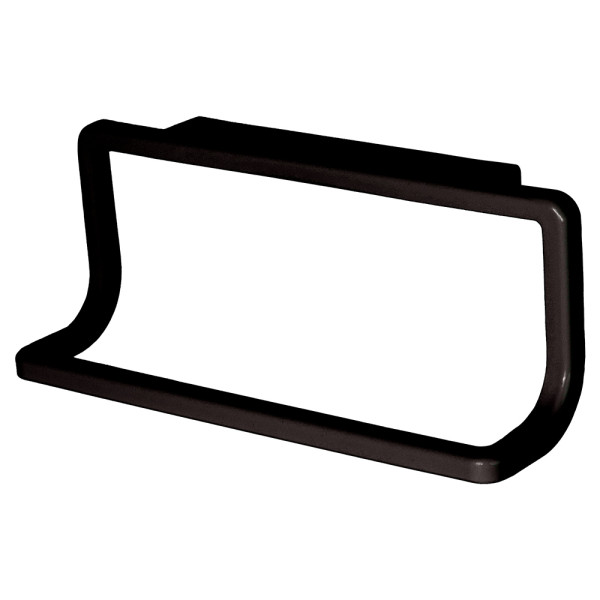 Wieszak na ręcznik do łazienki lub kuchni zawieszany czarny