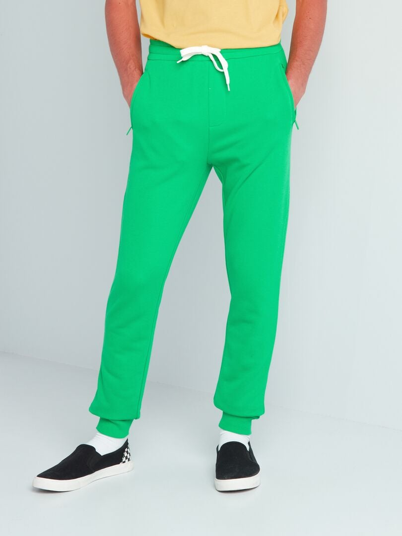Fleece joggingbroek - GROEN