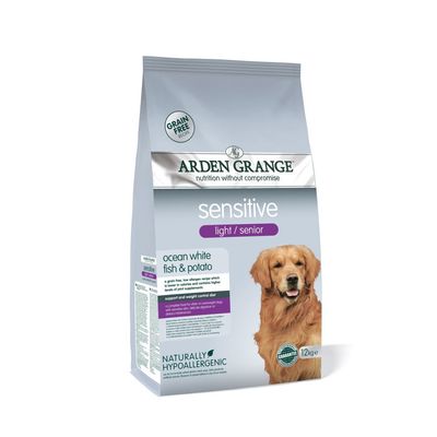 Arden Grange Sensitive Senior/Light - Kornfritt havfisk og potet