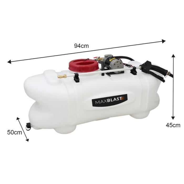 Rimorchio fuoristrada - MONSTERSHOP - 295 kg - 280L - Spruzzatore da 100L - 6 ugelli