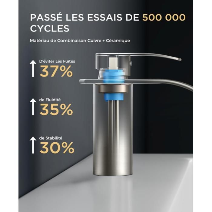 Rubinetto per lavabo da bagno - Miscelatore a cascata per lavabo - Miscelatore per lavabo - Rubinetto per lavabo da bagno - Rubinetto per lavabo