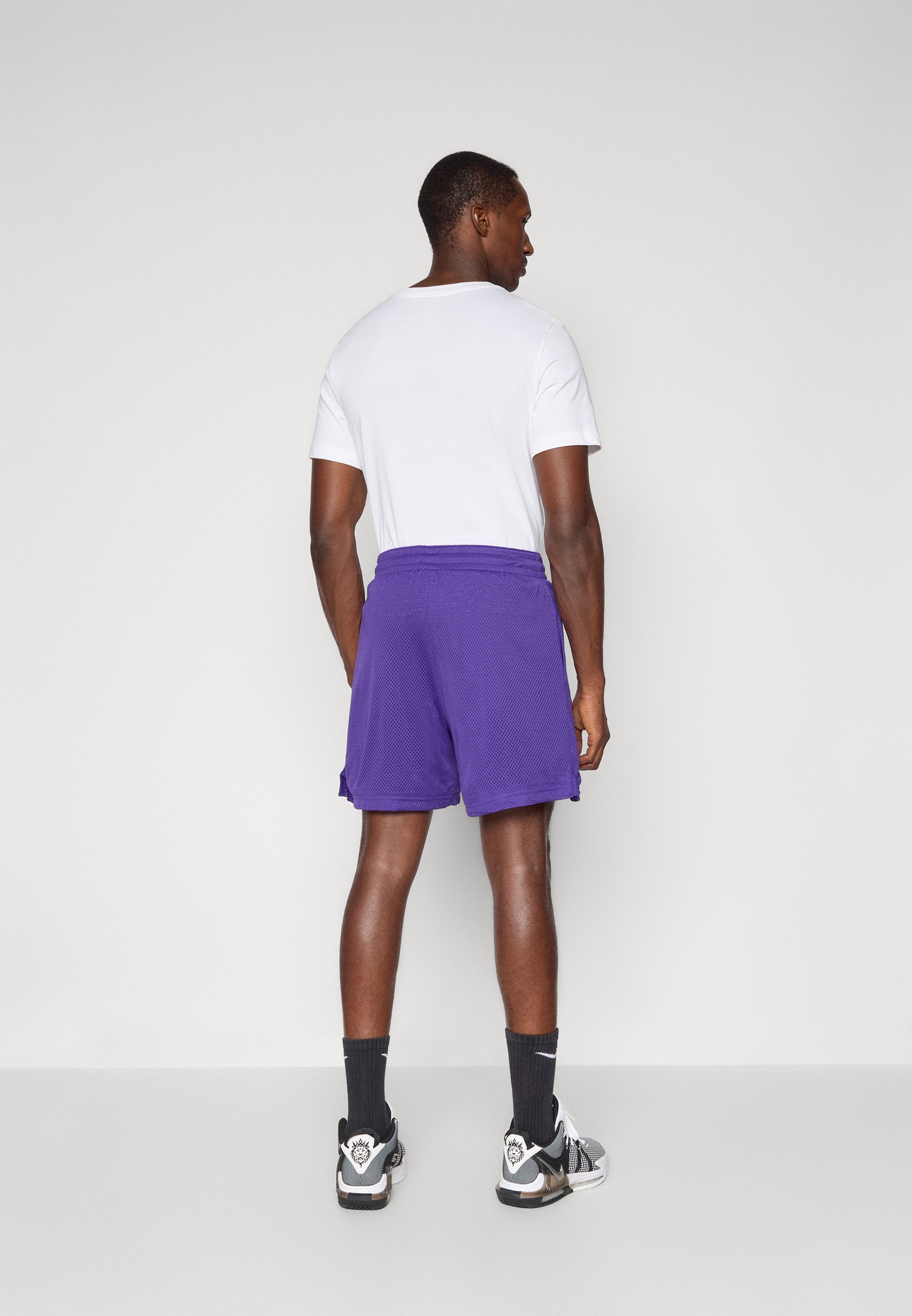 Nike Performance LOS ANGELES LAKERS SHORTS - Klubové oblečení - black/white