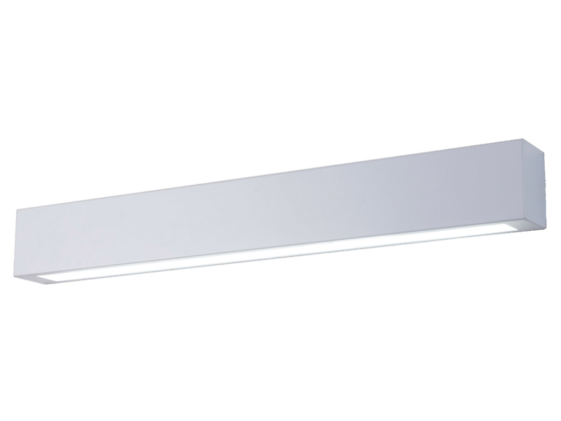 Kinkiet łazienkowy Ibros LED 120 cm metalowy biały