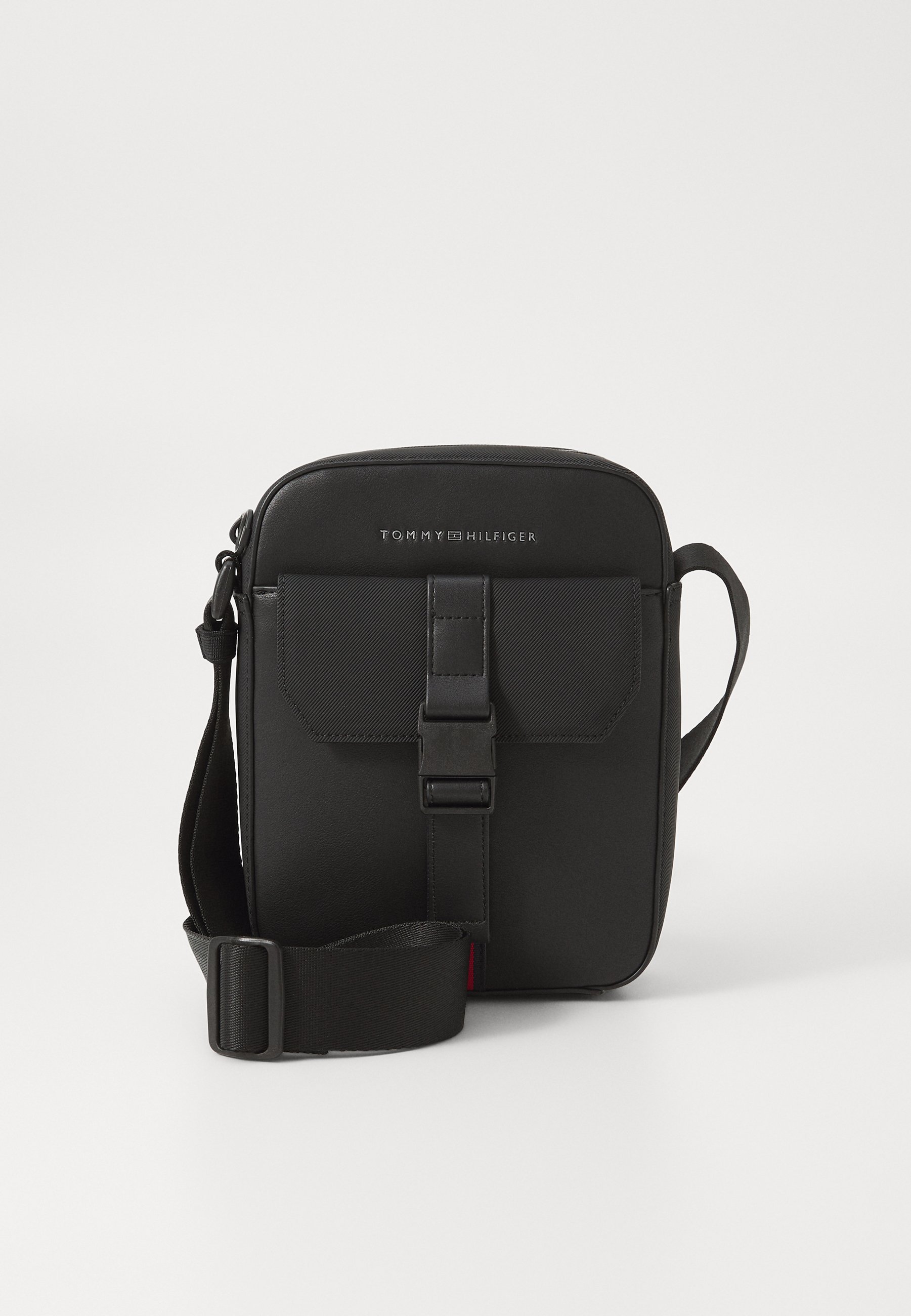 Tommy Hilfiger FOUNDATION MINI REPORTER - Crossbodytas - zwart