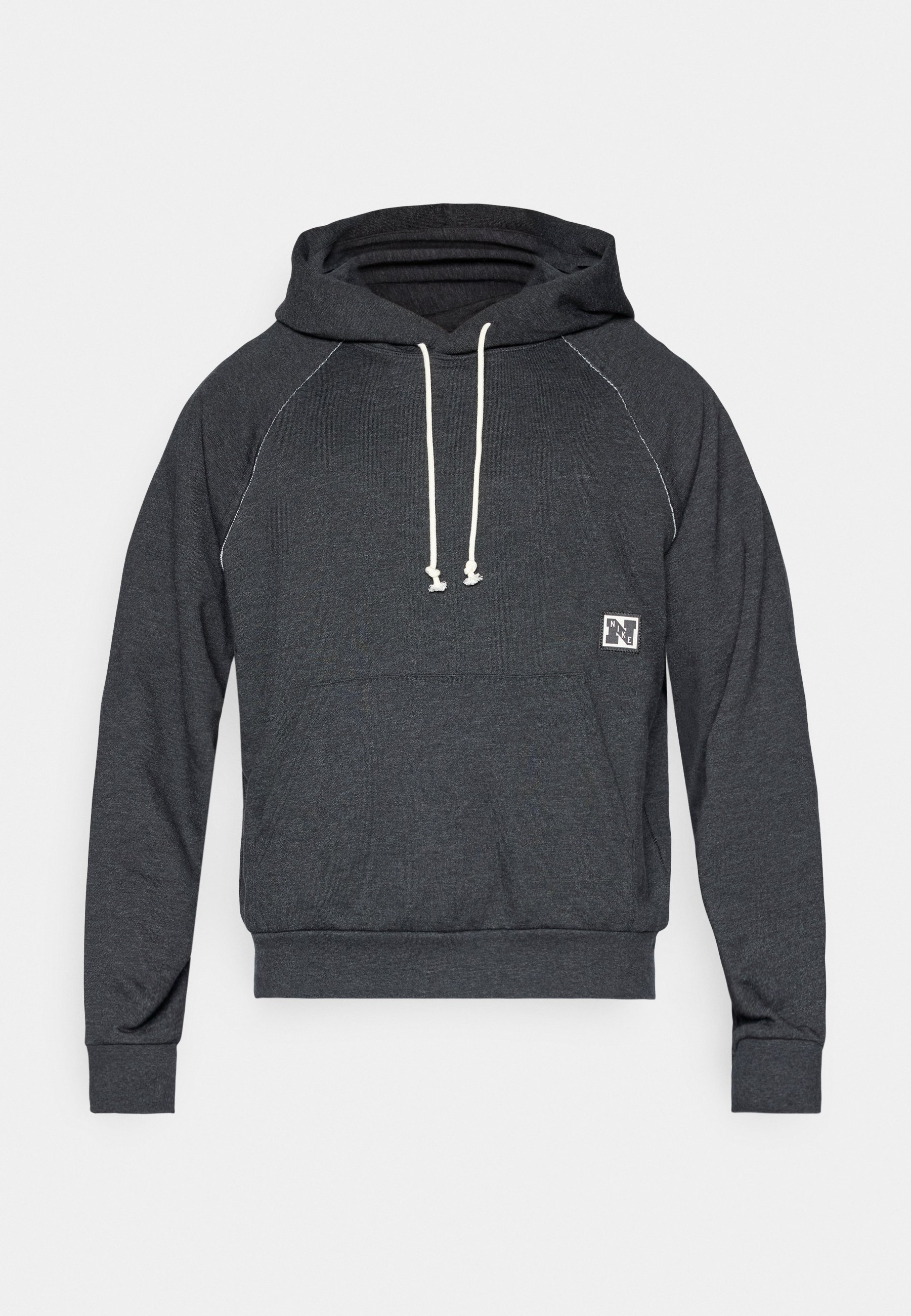Nike Performance HERITAGE TOP - Hoodie - zwart/gemêleerd/licht ivoor