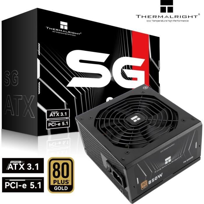 Modular PC Power Supply - THERMALRIGHT SG850 - 80+ Gold - Black