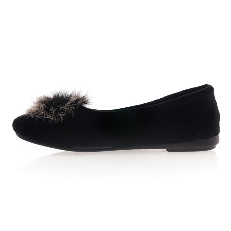Pantuflas negras para mujer