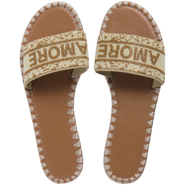 Sandales Amore pour femmes, beige, pointure 40-41