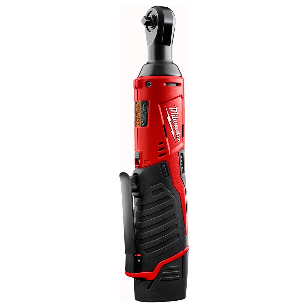 Conjunto de chave de impacto com catraca Milwaukee 12V 2.0Ah de 3/8