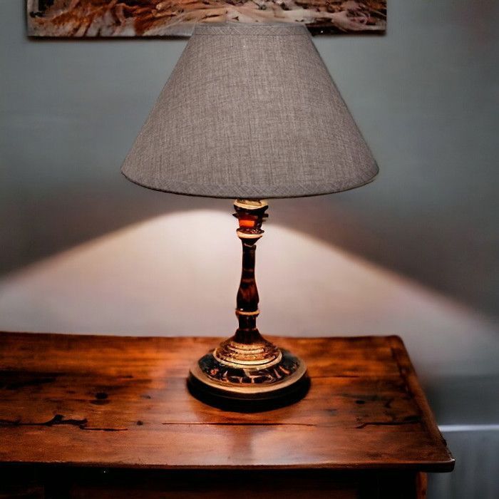 Ronde lampenkap - Lumissima - 80482 - Grijs - Elektrisch - Modern - Design