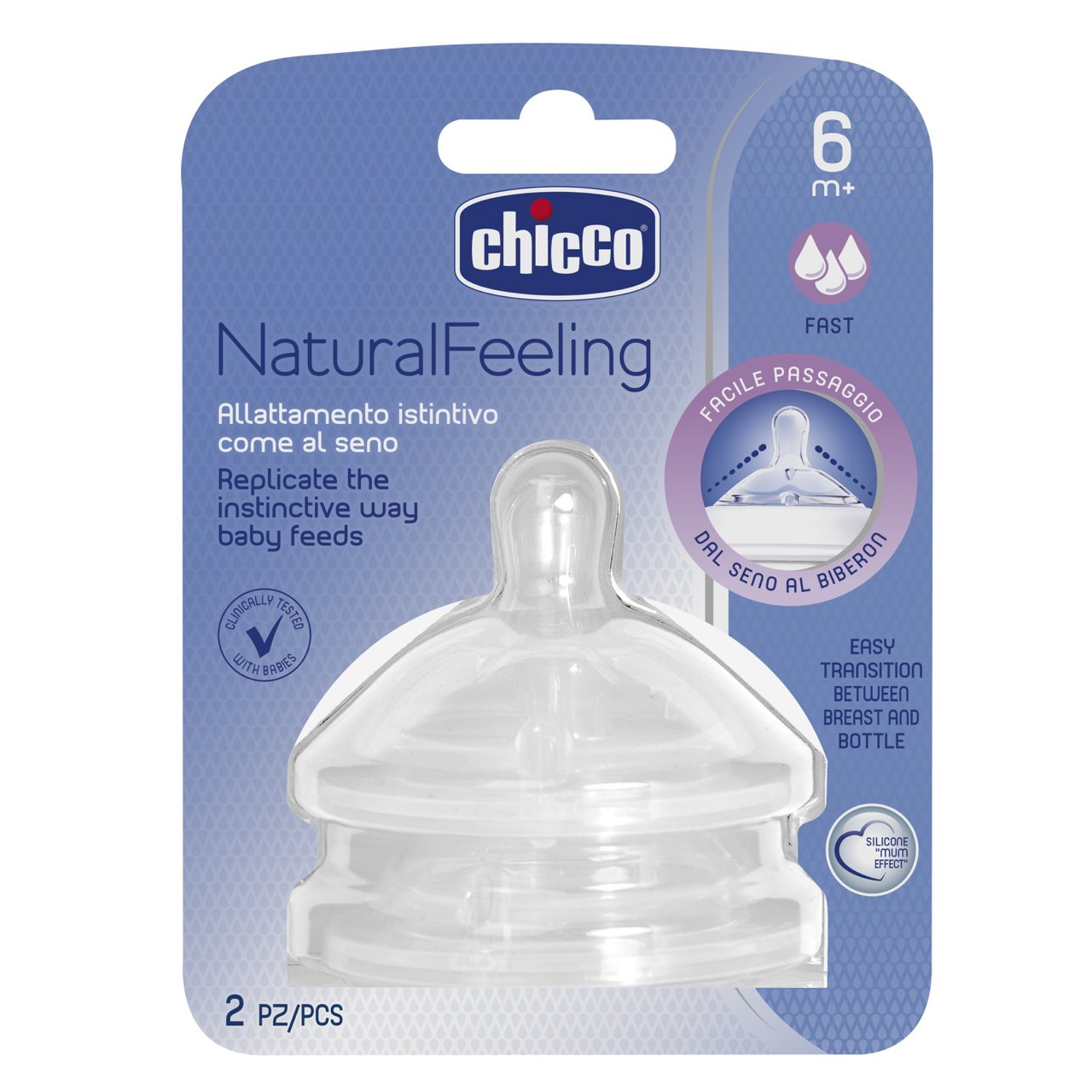 Tétine NaturalFeeling - Débit rapide