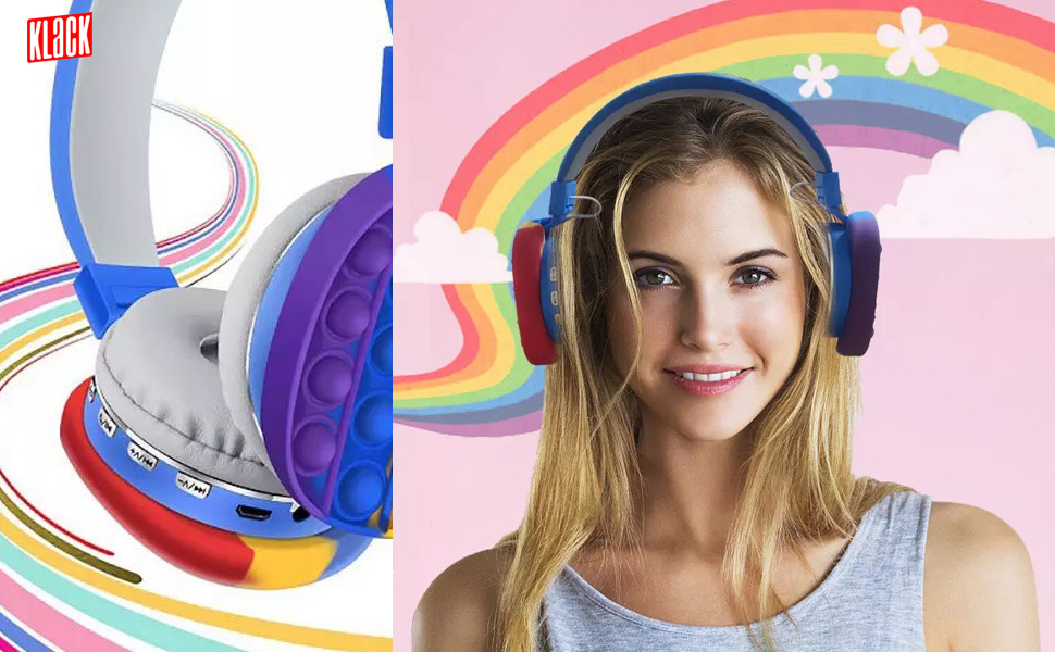 Auriculares Bluetooth 5,0 Inalámbricos Pop It Klack Compatível Com Iphone Xiaomi Samsung Huawei