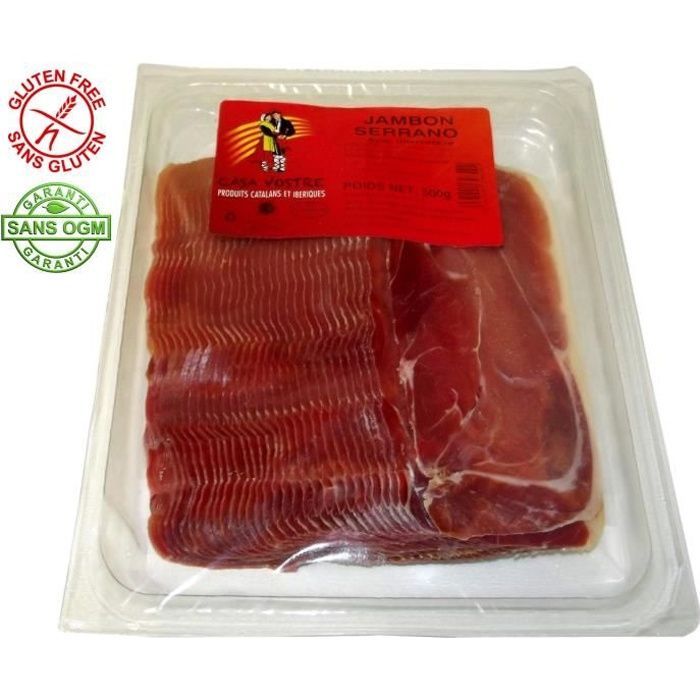 Presunto Serrano fatiado 500g