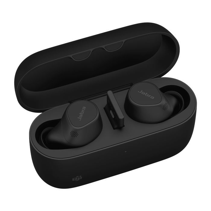 Kabellose Kopfhörer – JABRA – Evolve2 Buds MS – Aktive Geräuschunterdrückung – Bluetooth – USB-A