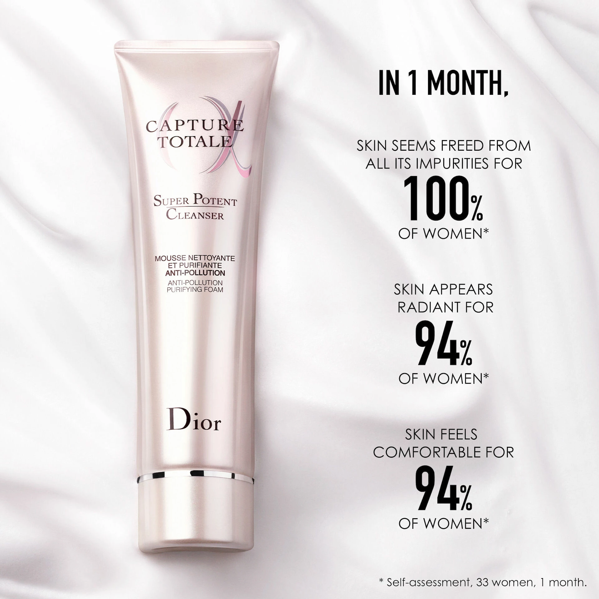 Capture Totale īpaši spēcīgas tīrīšanas putas 150 ml - DIOR