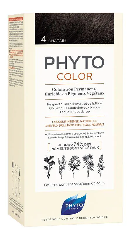 Phyto Phytocolor Farba do włosów, 4 Kasztan
