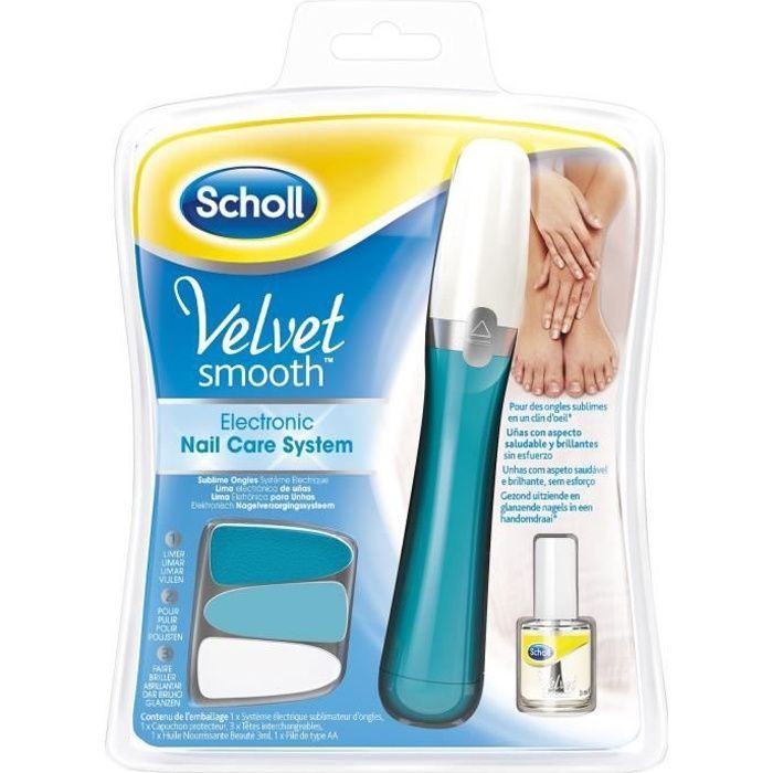 SCHOLL - Sublime Nails Electric System - Files, Polishes and Shines - Blue