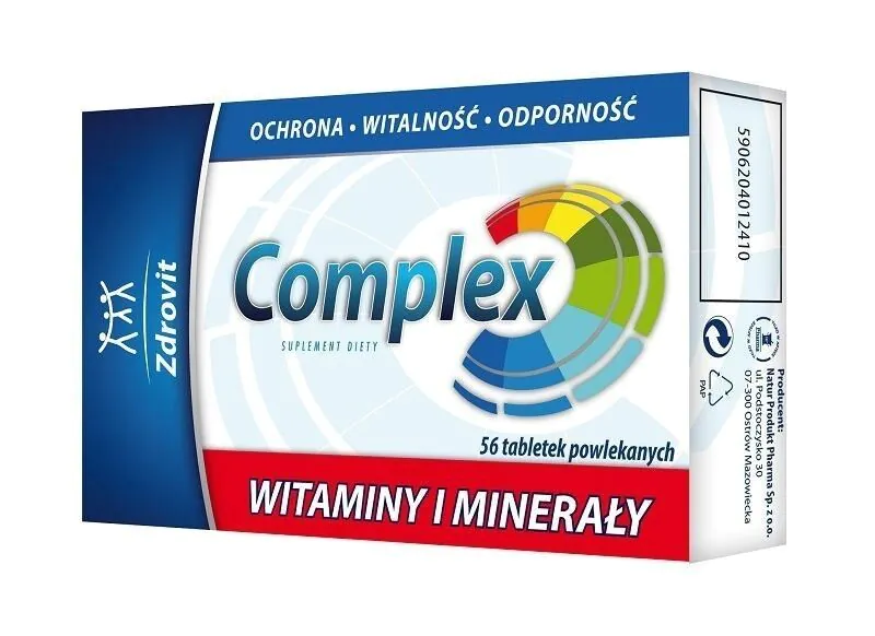 Zdrovit Complex Witaminy i Minerały, Tabletki