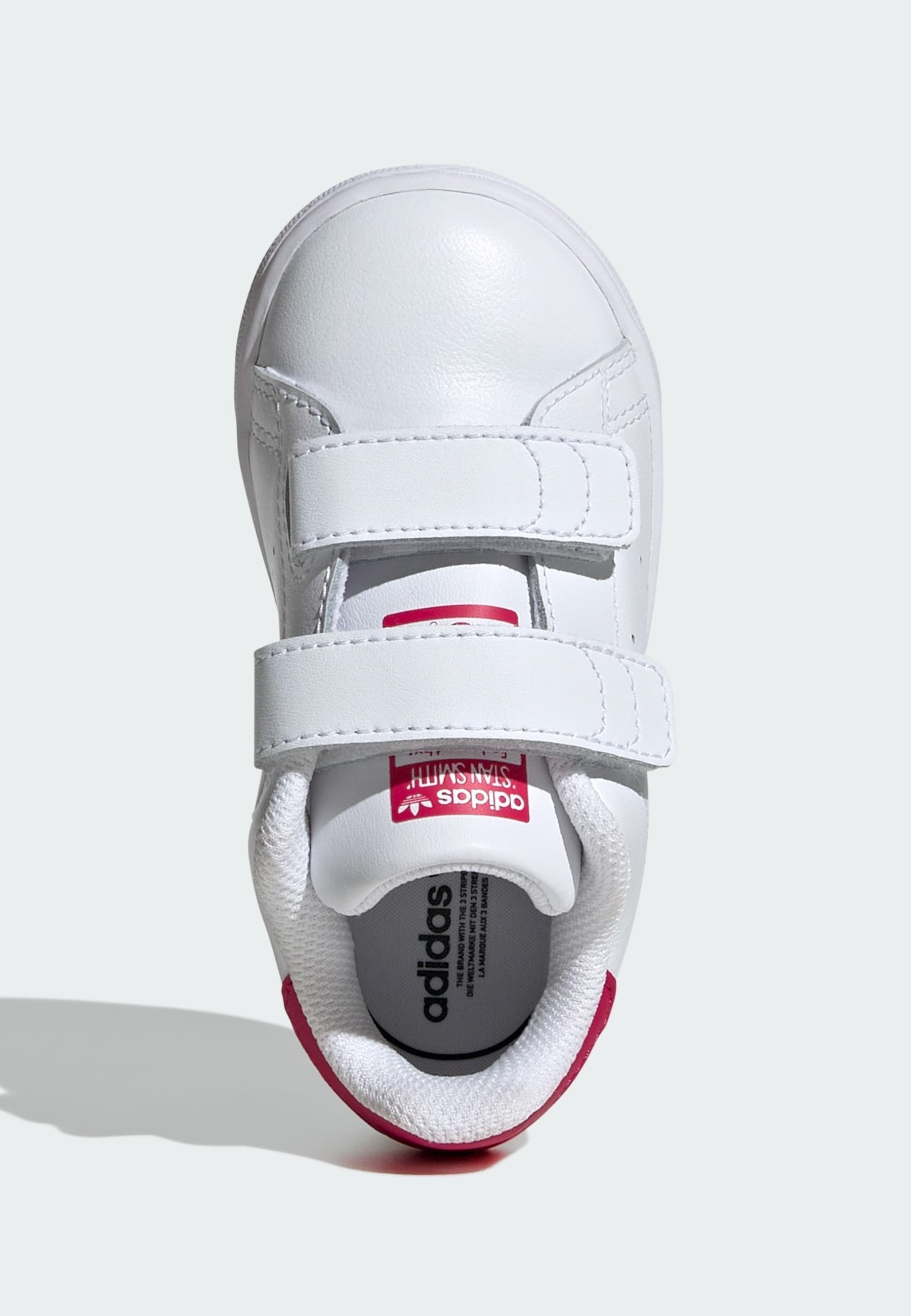 adidas Originals STAN SMITH COMFORT CLOSURE KIDS - Babyschuhe - ftwr weiß/ftwr weiß/kräftiges Pink