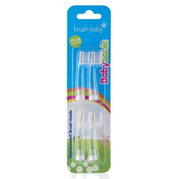 Brush Baby pót Sonic® fogkefefejek (4 db)