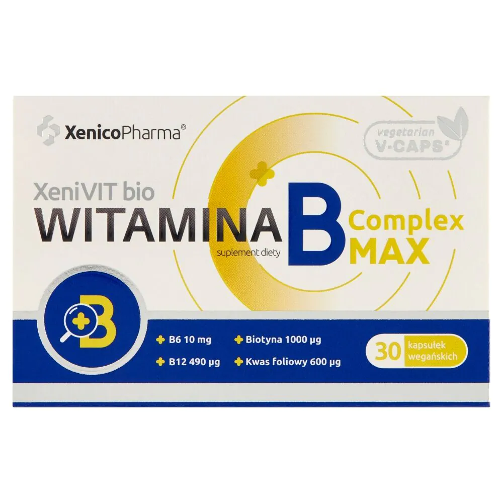 Xenivit Witamina B Complex Max, Kapsułki