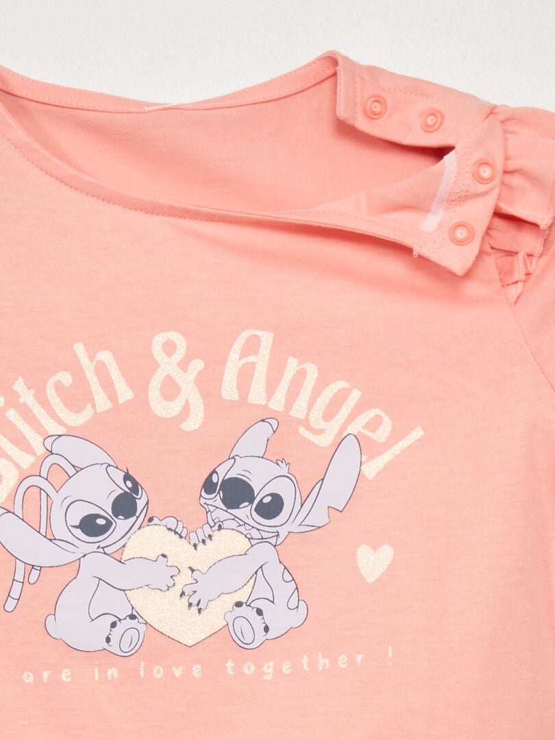 Camiseta estampada 'Disney' - ROSA