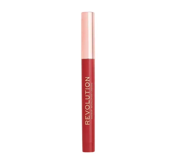 Makeup Revolution Velvet Kiss pomadka w kredce Ruby 1,2g