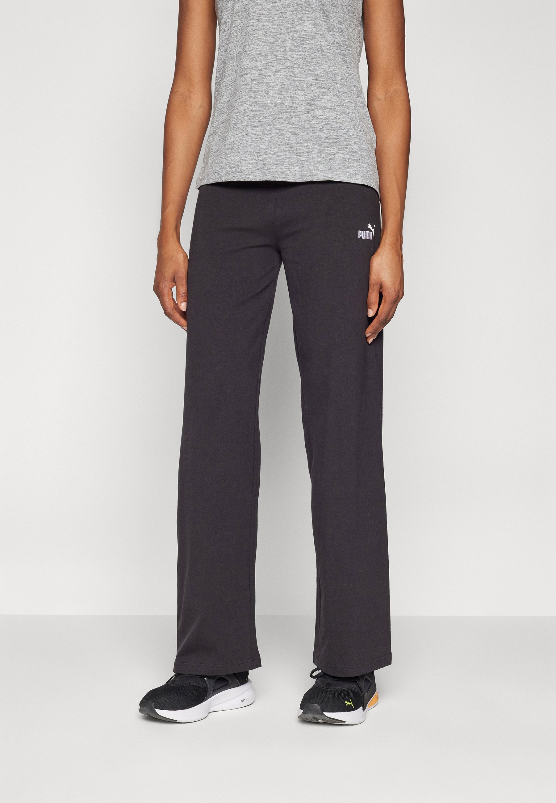 Puma Small Logo High Waist Straight Leggings - Trainingsbroek - zwart