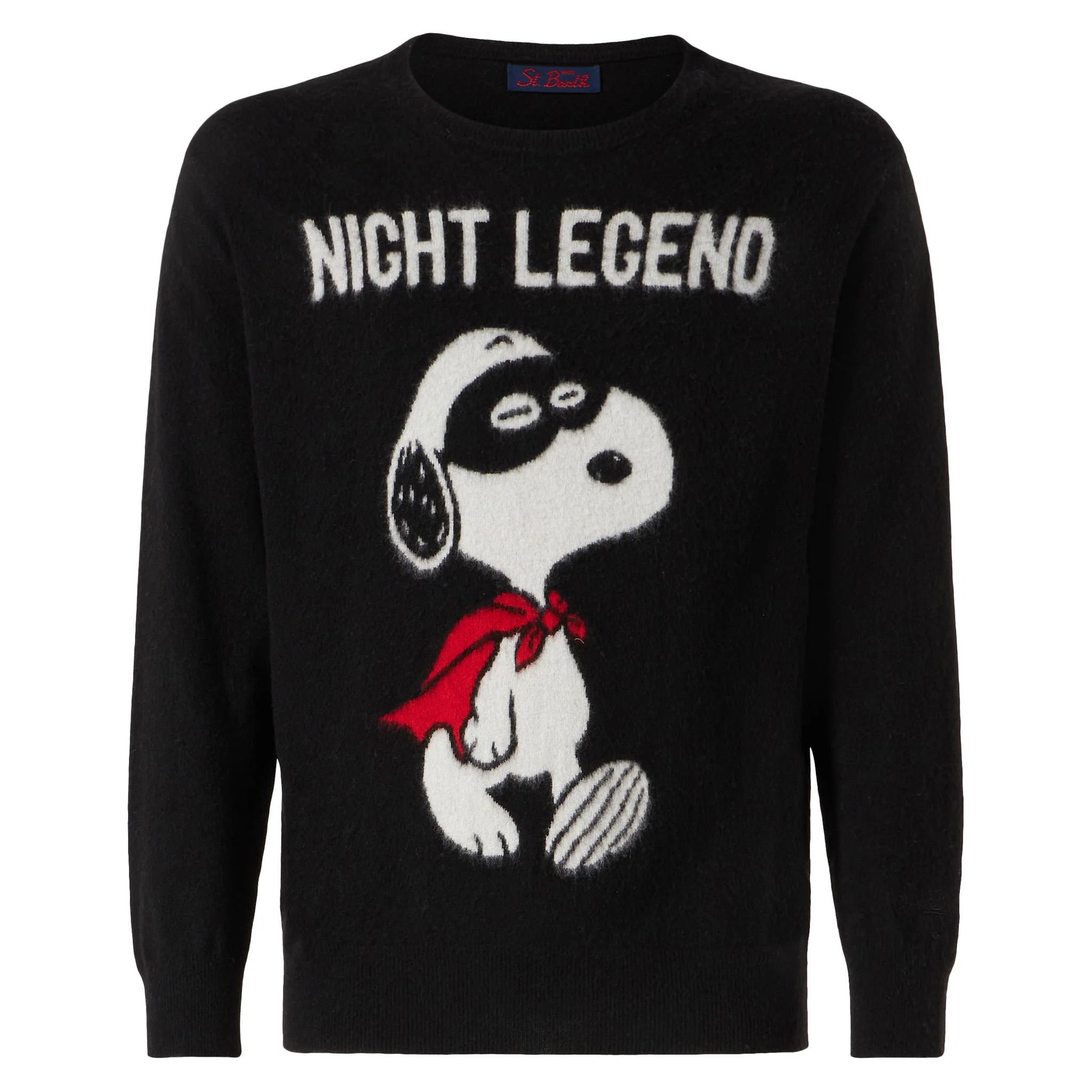 Zachte herentrui met Snoopy Night Legend-print | SNOOPY - EDI