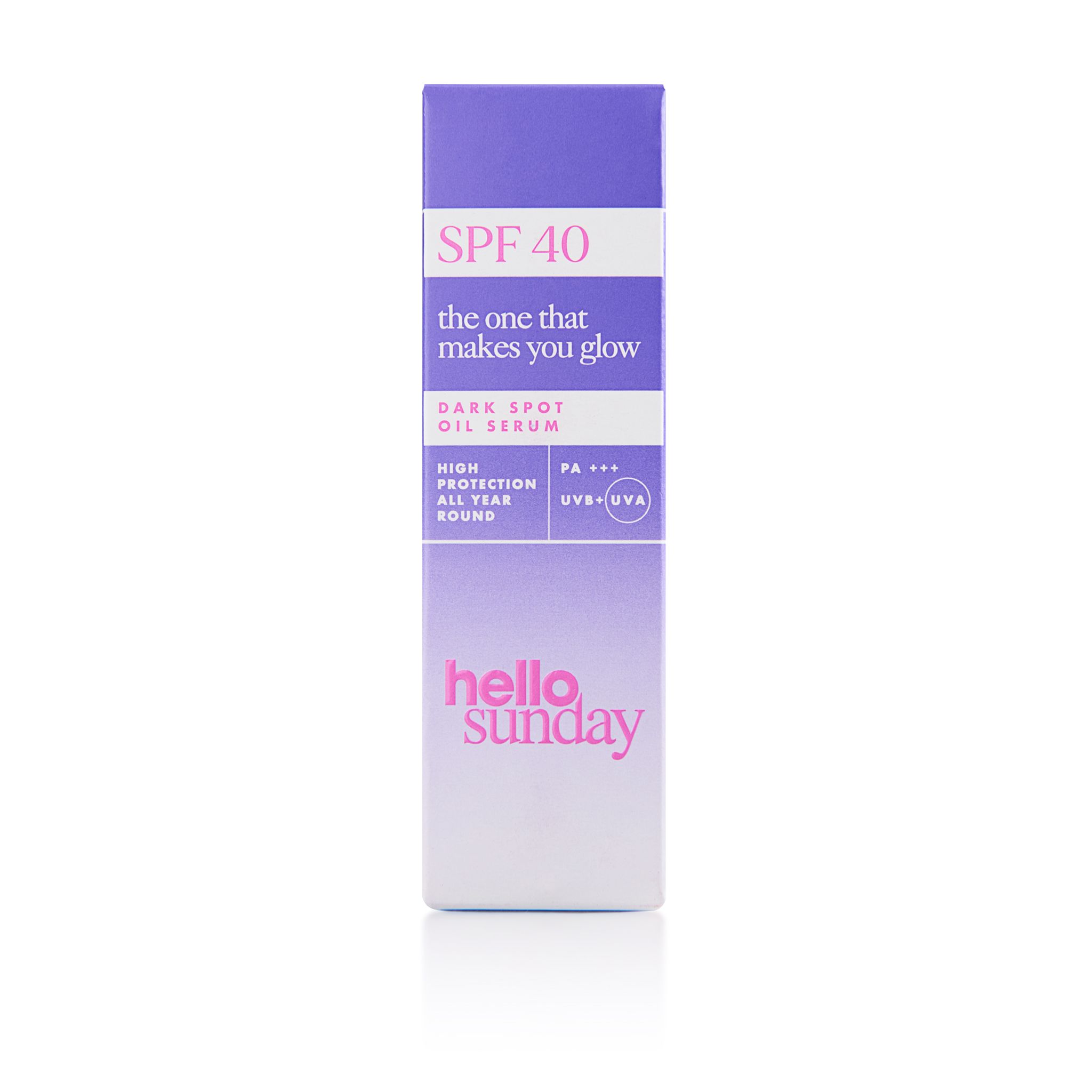 „The One That Makes You Glow“ serumas nuo spuogų SPF 40 Veido kremai nuo spuogų