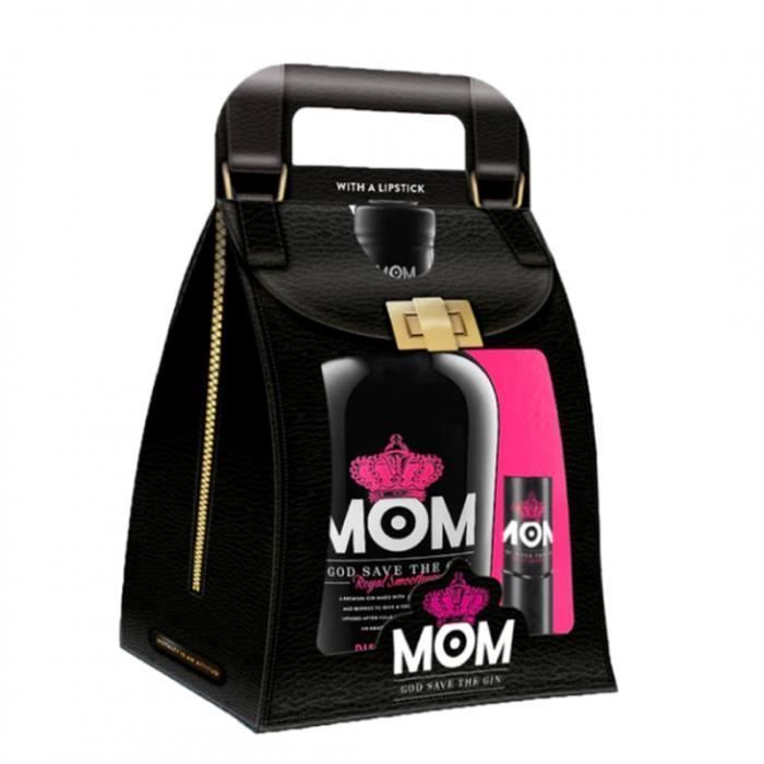 El bolso de ginebra de mamá con pintalabios