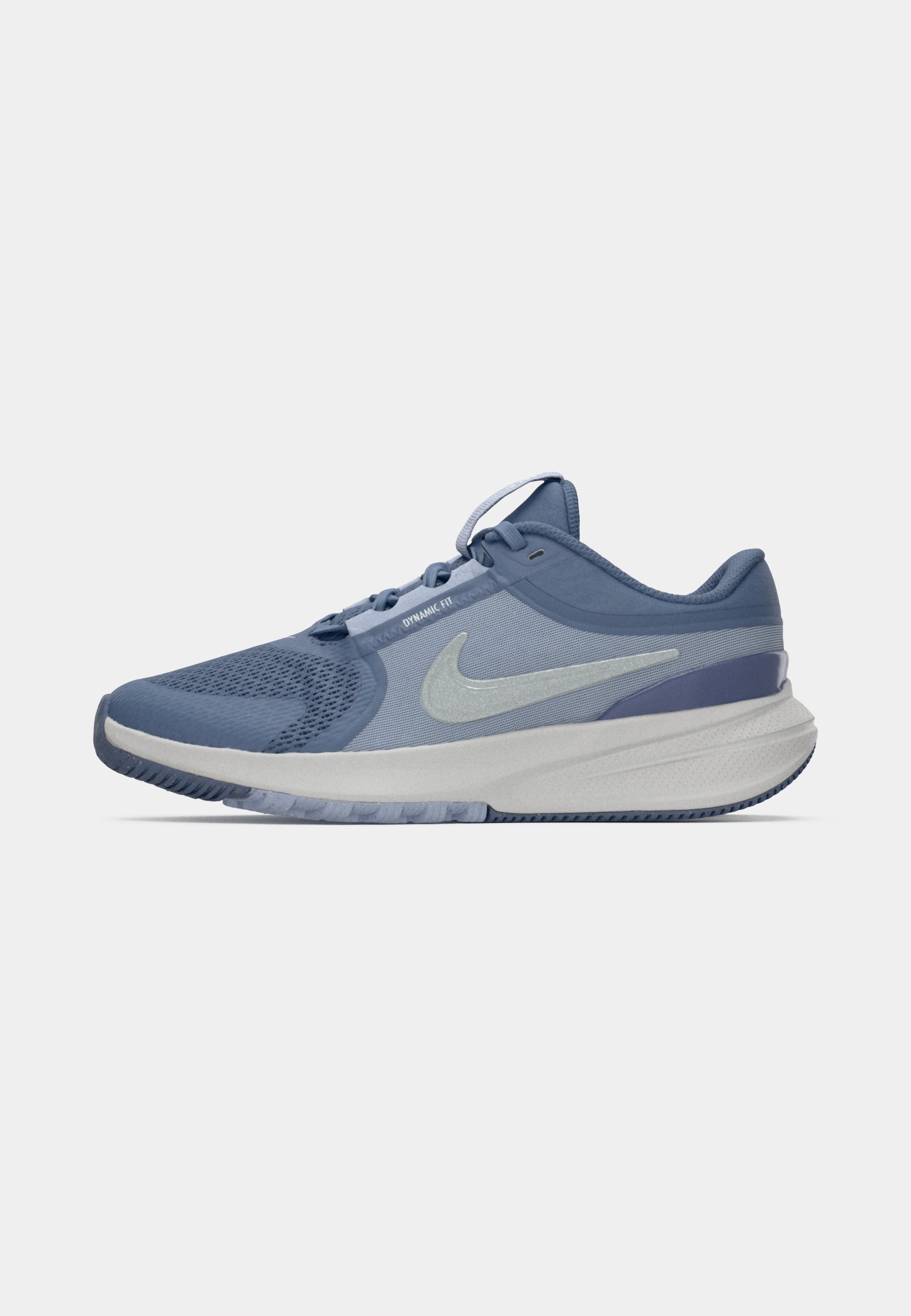 Nike Performance STAR RUNNER 5 UNISEX - Hardloopschoenen voor op de weg - wereld indigo/metallic zilver/ghost/platinakleurige tint