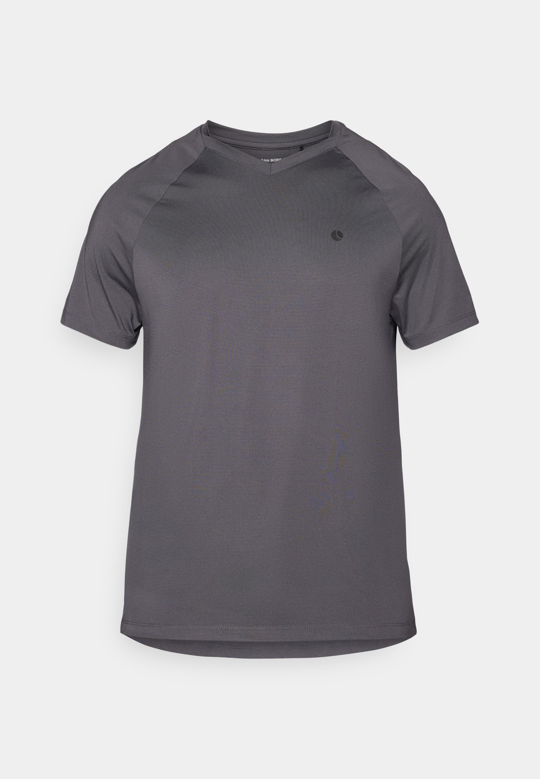 Björn Borg ACE V NECK - Triko s potiskem - asphalt