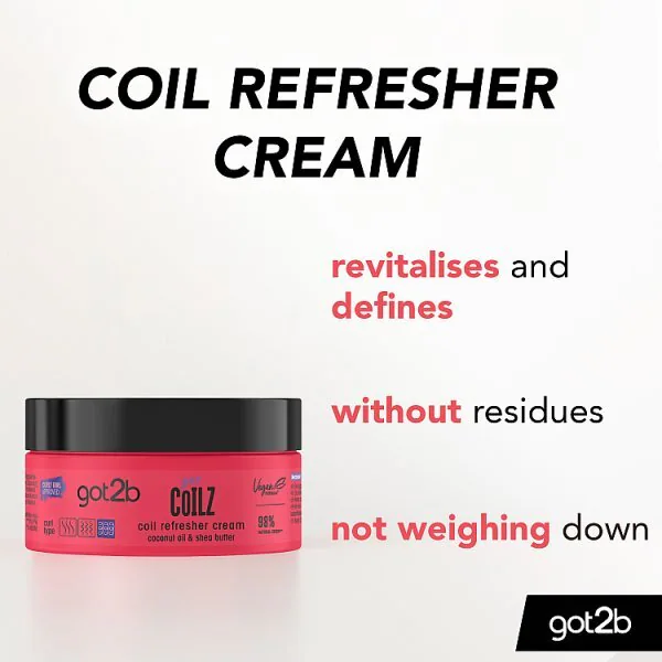 Cremă revigorantă pentru bucle și cozi Got2b 200 ml