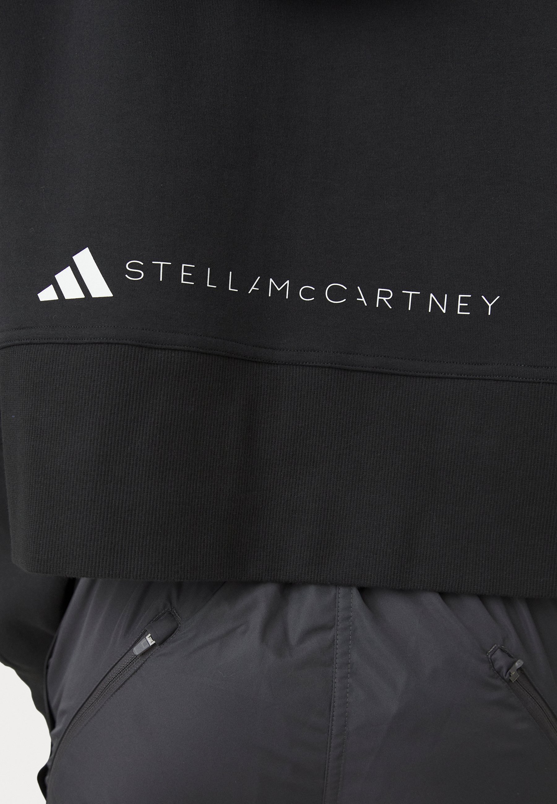 Sweat à capuche adidas by Stella McCartney - Sweat zippé - Noir