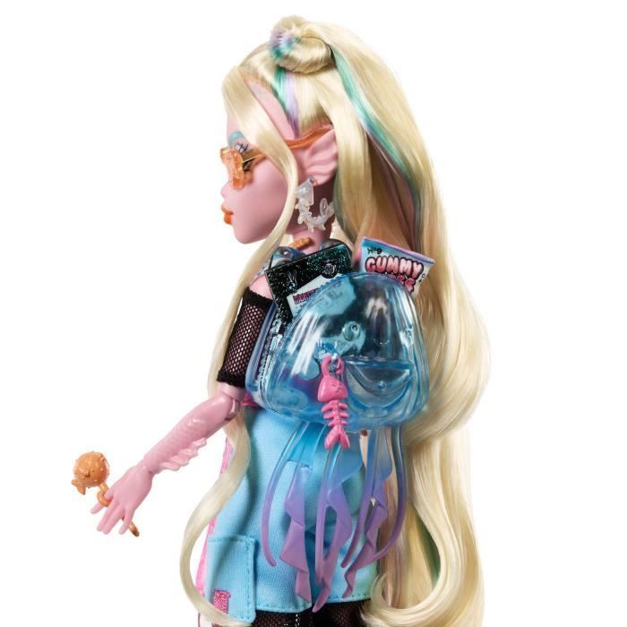 Bambola Monster High Lagoona Blue - Bambola con animale domestico e accessori HXH75