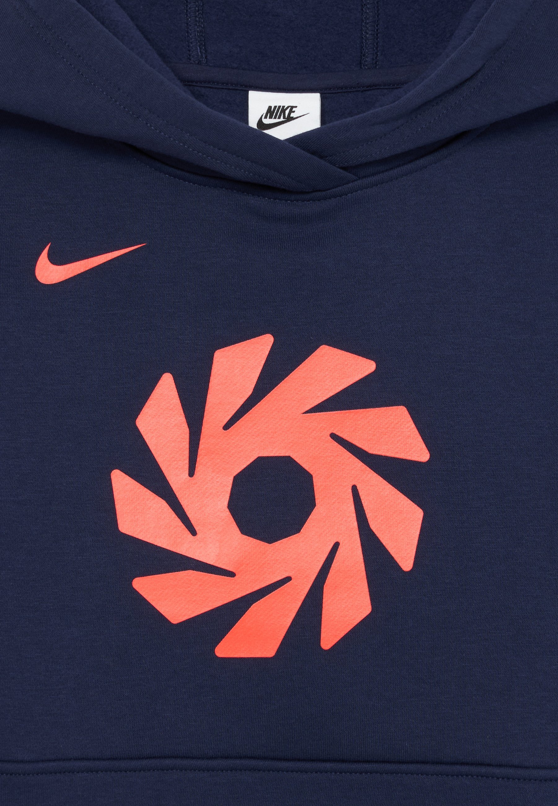Nike Performance ERLING HAALAND CLUB UNISEX - Kapucnis pulóver - feketéskék