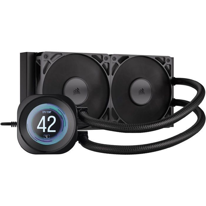 CORSAIR - NAUTILUS 240 LCD - PC cooling - 240 mm Radiator - Liquid CPU Cooler