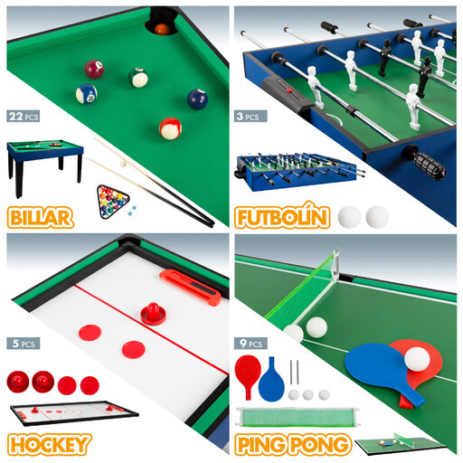 Biliardový stôl CB Games 12 v 1 pre viacero hier