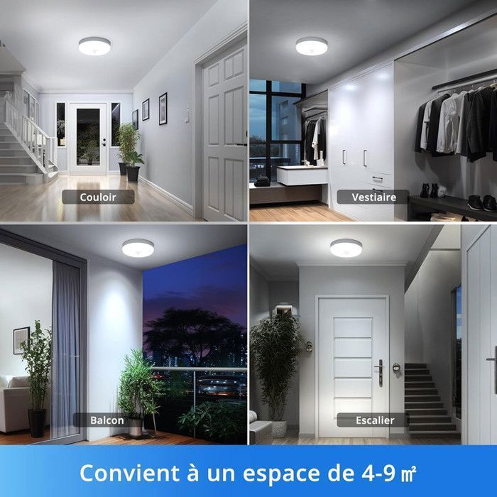 Dorlink 30W LED Ceiling Light, 6500K Cool White, Round LED Ceiling Lamp for Indoor and Outdoor Use, Staircase, Bathroom