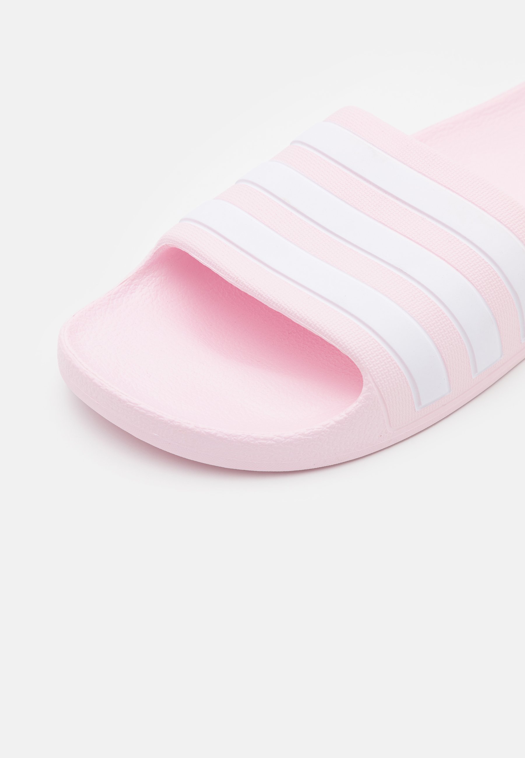 adidas Performance ADILETTE AQUA KIDS - Badslippers - transparant roze/witte schoenen