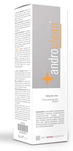 Androclean 150 ml Gel de limpieza íntima para hombres