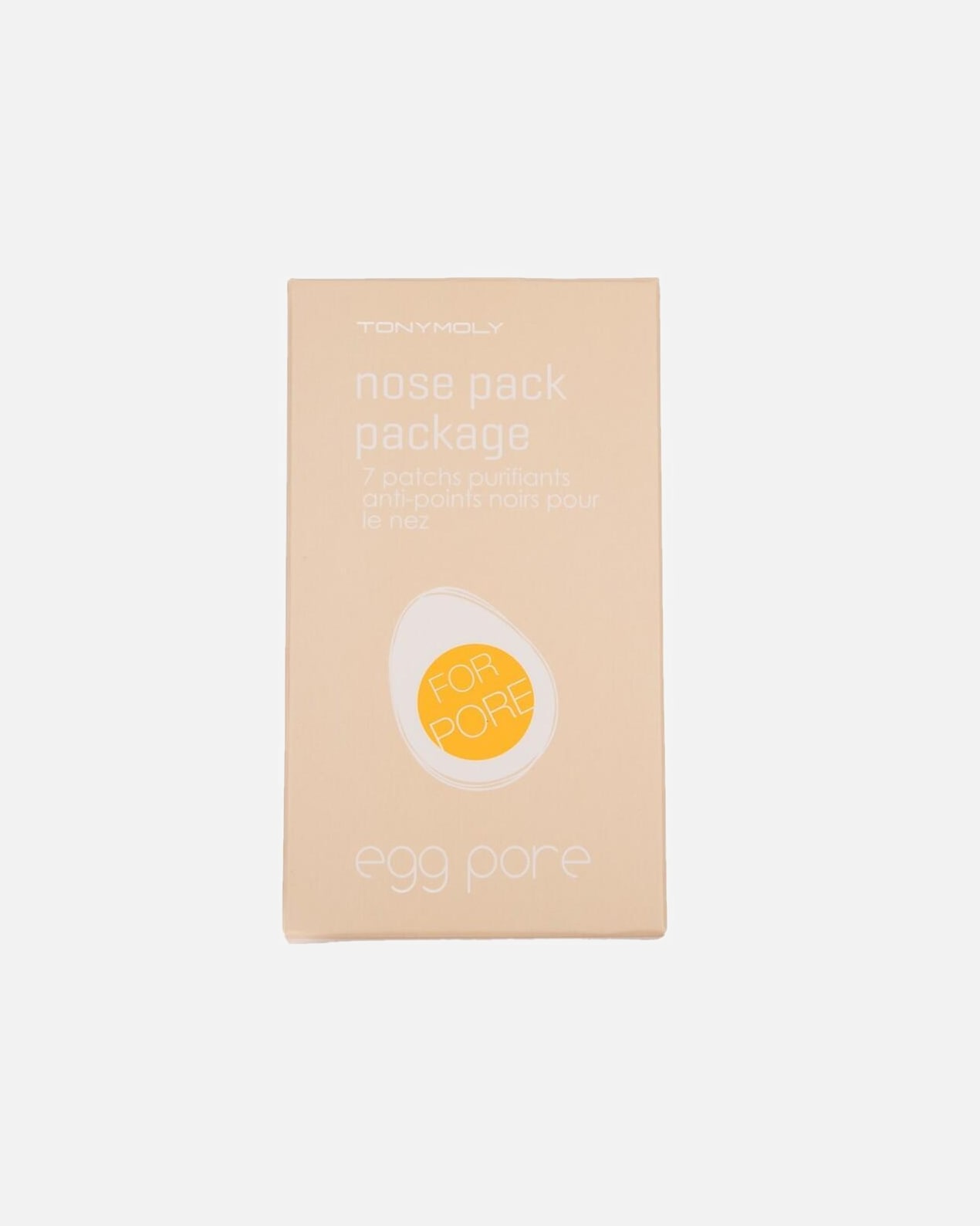 Almohadillas limpiadoras nasales Tonymoly Egg Pore, 7 unidades